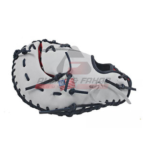 ถุงมือหนังจับเบสบอลแบบปรับได้กันลื่นสายรัดข้อมือระบายอากาศออกแบบโลโก้ได้ตามต้องการ - Product Image 4