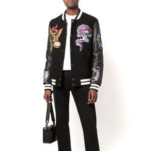 2023 chaquetas profesionales de alta calidad Premium Varsity diseño único soporte de manga de cuero cómodo elegante invierno al por mayor - Product Image 2