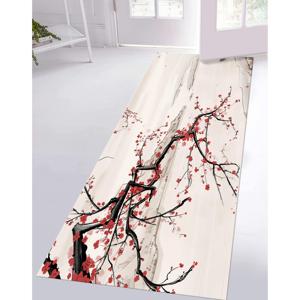 Tapis Sakura Bonsai, Tapis moderne, Tapis minimaliste, Tapis imprimé, Tapis en velours de luxe - Product Image 5