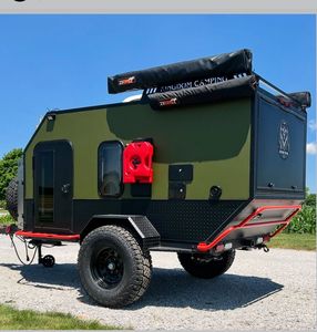 Pequeño Camping Mini Travel Trailer Camper Teardrop Caravan RV en venta | mini cápsula caravana para pequeñas camionetas. - Product Image 5