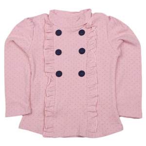 Camiseta de manga larga para niñas - Melocotón - Product Image 1
