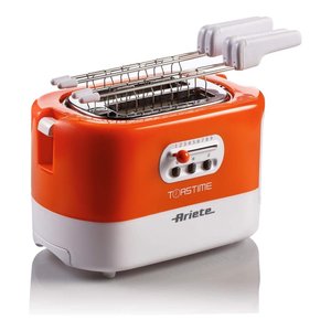 เครื่องปิ้งขนมปังอาเรียเต้ 700W สีส้มขาว 2 ช่อง พร้อมตะแกรงและที่คีบ - Product Image 1
