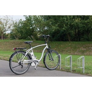 Single-Sided 90 Galvanized Bicycle <b>Bracket</b> for 1 Wheelbase Embedding in Concrete WSM - Product Image 4