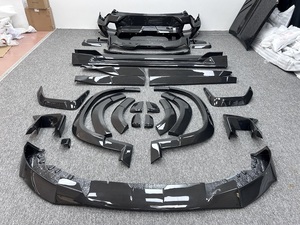 Kit de carrocería MSY de fibra de carbono seca de alta calidad para BMW XM G09 estilo Mansori falda lateral de labio delantero rueda de labio trasero ceja parachoques superior - Product Image 2