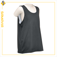 Camisetas de Baloncesto Ligeras, Reversibles, Transpirables, Antibacterianas, de Malla, Tallas Grandes, Hechas en Pakistán, de Doble Cara, para Equipos
