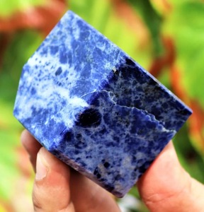 Cubo de piedras preciosas de sodalita hecho a mano Geometría Sagrada ágata piedra de cristal Reiki curación decoración del hogar mascota metafísica alta - Product Image 5