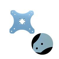 Support d'écran VESA personnalisé sur demande, plaque de fixation en acier thermolaqué, bras de support pour moniteur, configuration Vietnam