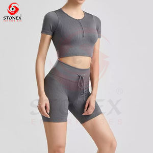 Conjunto Deportivo de 2 Piezas para Mujer, Estilo Urbano, con Estampado Personalizado, Lavado, para Otoño, con Pantalones Cortos a Juego - Product Image 6