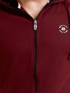 เสื้อกันหนาวมีฮู้ดแขนยาวผ้าฟลีซแบบเรียบง่ายเสื้อสเวตเชิ้ตผ้าฟลีซเนื้อนุ่มมีสไตล์อบอุ่นสวมใส่สบายๆสำหรับทุกฤดูกาล - Product Image 3