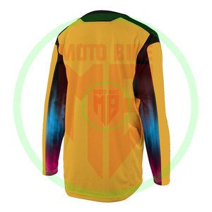 Maillot de motocross en polyester 100% avec sublimation personnalisée, maillot de motocross sublimé personnalisé, vêtements de course, maillot de motocross à manches longues - Product Image 2