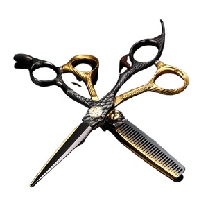 Ciseaux de coiffure de haute qualité Ciseaux à cheveux en acier inoxydable 440c Ciseaux amincissants - Product Image 5