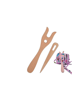 Mango madera Lucet tejer tenedor moderno madera Lucet tejer tenedor mejor calidad precio barato - Product Image 4