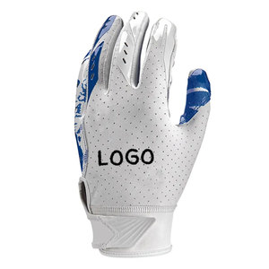 Gants récepteur de football tendance pour jeunes et adultes Logo personnalisé Fabricant de gants de football américain confortables au Pakistan - Product Image 3