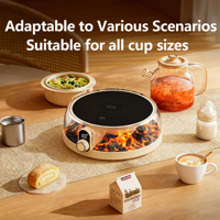 Sous-verre chauffant intelligent pour la maison, sous-verre chauffant électrique, sous-verre chauffant avec minuterie, maintien au chaud à 100 degrés pour le thé, le lait, le café, la tasse