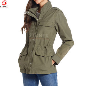 Slim Fit Trending Alta calidad Mujeres Utility Jacket Por encargo Mejor Fábrica Precio bajo Chaquetas al por mayor - Product Image 2
