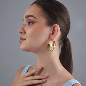 Aros Geométricos Modernos 185939, Accesorios para las Orejas Elegantes y con Estilo - Product Image 2