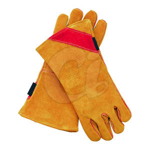 Guantes de soldador de cuero de calidad superior a bajo precio Guantes de soldador de cuero protectores de diseño único - Product Image 3