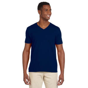 Camisetas de Algodón para Hombre, Cuello en V, Cómodas, Casuales, Elegantes y Transpirables - Product Image 4