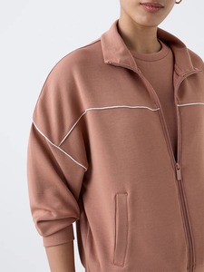 Conjunto Deportivo Personalizado al por Mayor para Mujer, Sudadera con Capucha y Cremallera y Pantalones Deportivos, Elegante Conjunto de Dos Piezas Cálido para Otoño e Invierno - Product Image 6