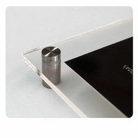 Cadres flottants pour affiches en Perspex à fixer au mur, porte-panneaux sandwich en acrylique A3