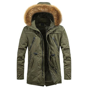 Wholesale Custom Men's Stand Collar Winter <b>Waterproof</b> <b>Padded</b> Bubble <b>Jacket</b> Quilted Outdoor Custom Puffer <b>Jacket</b> Men with furr - Product Image 1