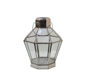 Farol de Vidrio Único y Elegante para Decoración Navideña del Hogar - Product Image 1