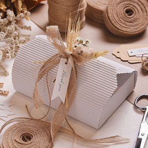 Scatole regalo di cartone ondulato scatole di cuscini per matrimoni o <span class=keywords><strong>regali</strong></span> di Natale per occasioni speciali - Product Image 3