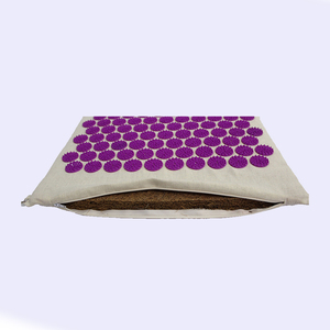 Personnalisé 100% coton tapis de Yoga écologique disque rond acupression anti-dérapant tapis de thérapie prix du marché extérieur oreillers coussins - Product Image 1