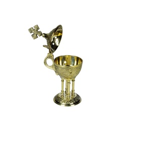 Brûleur d'encens en laiton au design traditionnel pour décor de temple pooja méditation relaxation nettoyage spirituel thérapie aromatique - Product Image 4