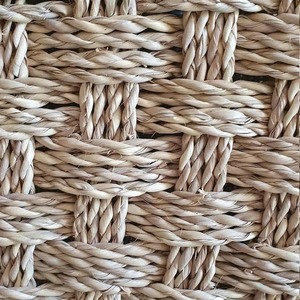 Panier de rangement en rotin naturel de qualité supérieure, écologique, avec poignée, design moderne, pour une utilisation polyvalente à la maison, dans les hôtels et les stations balnéaires - Product Image 4