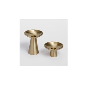hot sale Golden Antique Metal Candle Holder <b>stand</b> with gold Luxury Best Quality Fancy Antique Wholesale Candle Holder - Product Image 1