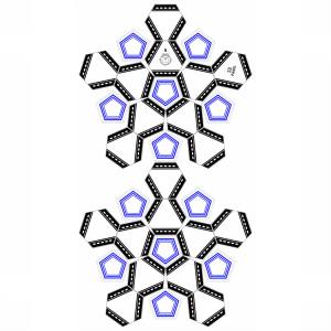 Ballon de football hybride léger, nouveau design à 32 panneaux, durabilité pour l'entraînement, taille officielle 5 pour les sports d'équipe, fabriqué en cuir - Product Image 3