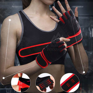 Gants d'haltérophilie pour gants d'entraînement de gymnastique Gants d'haltérophilie d'entraînement en cuir pour l'entraînement physique - Product Image 3