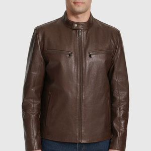 <b>Winter</b> Wear New Style Leather Jackets Customized Color Leather Jacket <b>Winter</b> High Quality For Men - Product Image 1