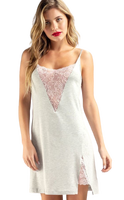 Ensemble de pyjama pour femmes en coton 100% tricoté sur mesure, confortable pour dormir, sans manches, trois pièces, grande taille, respirant, vente en gros