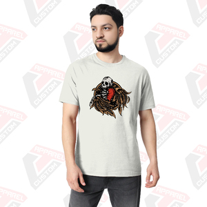 Camiseta Esencial Ultra Suave y Cómoda para Hombre, Verano, Ecológica, Apliques, Mezclilla, Batik, Tela de Pana, 100% Algodón, Parches - Product Image 1