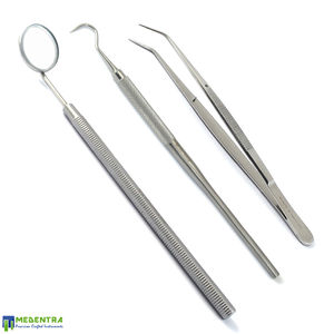 การตรวจสุขภาพฟันTartar Plaque Remover Explorerเครื่องมือผสมความแม่นยําแหนบการวินิจฉัยพื้นฐานสแตนเลสเครื่องมือ - Product Image 3