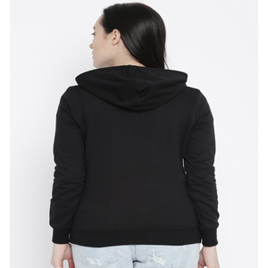 2025 nouveau Design hiver imprimé cravate teinture polaire femmes grande taille pull décontracté à capuche avant Logo Streetwear - Product Image 3