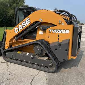 Chargeuse compacte CASE TV620B d'occasion, prix d'usine, haute qualité, seulement 140 heures d'utilisation, exclusivement pour le déneigement, hydraulique à haut débit - Product Image 3