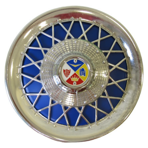 Disco de Rueda de Repuesto Cromado y Azul de 10 Pulgadas, Accesorio para Motocicleta y ATV - Product Image 2