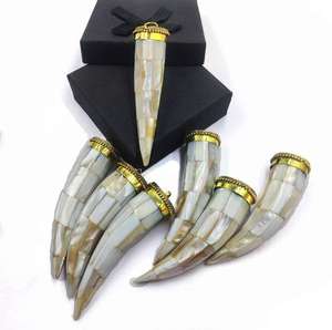 HF Crafts Hecho a mano Calidad Premium Colgante de nácar Collares finos de moda - Product Image 1