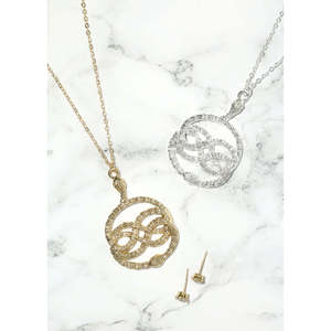 ชุดเครื่องประดับแสนสวย A3shop พร้อมเหรียญงูและต่างหูอุปกรณ์เสริมที่หรูหราและมีสไตล์ - Product Image 2