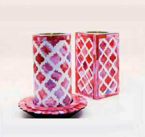 Excelente nueva colección Bakhoor Burner Oud Beautiful Mother Pearl Inlay Tray Caja acrílica Incrustaciones de hueso de fresa para uso religioso - Product Image 1