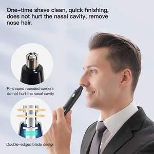 Tête de rechange pour tondeuse à nez en métal et plastique, alimentée par USB et piles, pour rasoirs, usage domestique, camping-car, voiture, garage - Product Image 2