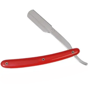 Rasoir de conception personnalisée droite et réutilisable à bas prix avec manche en plastique couleurs personnalisées - Product Image 3