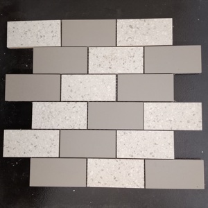 Très unique Premium-Feel Ractangal 2x4 Mosaic Fullbody Porcelaine pour une utilisation Murs et sols des toilettes Composé de murs limites - Product Image 1