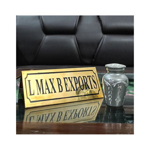 Urnas de cremación de recuerdo de aluminio/latón de estilo europeo de calidad superlativa Suministros funerarios de bajo precio para pedidos a granel - Product Image 1