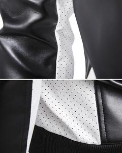 Nuevo abrigo de cuello levantado para hombre, chaqueta de cuero informal a juego de diferentes colores, ropa de carreras de moda, chaqueta de cuero PU - Product Image 4