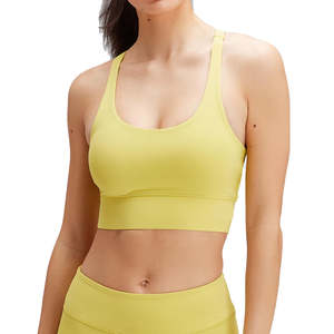 Soutien-gorge de sport haut de gamme à séchage rapide, avec un design de dos élégant, coupe courte, idéal pour le yoga et la course à pied - Product Image 1