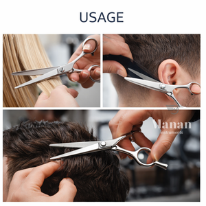 6.5 Inch Barber Hair Cutting Shears Premium Stainless Steel Salon Scissors Sharp <b>Edge</b> Professional Hairdressing <b>Tool</b> OEM - Product Image 6